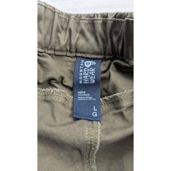 Mountain Hardwear Cederberg Pull On Shorts Mens L Belted Olive Green Hiking - Picture 2 of 10
